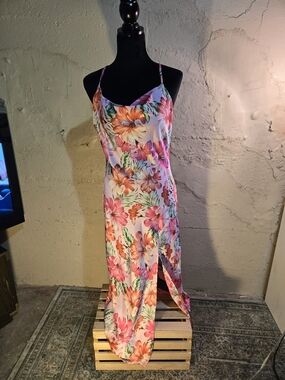 Paper Heart Women's Sleeveless Floral Maxi Dress, Size M,  NWT